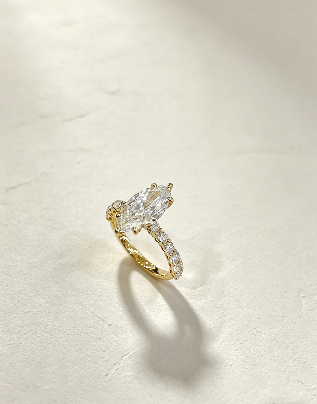 Marquise-Cut Diamond Ring