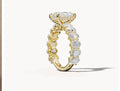 4-Carat Lab-Grown Diamond Ring with Center Stone
