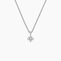 Round Diamond Solitaire Pendant (1/4 ct. t.w.), 18K White Gold