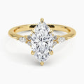 1-Carat Marquise Diamond Ring