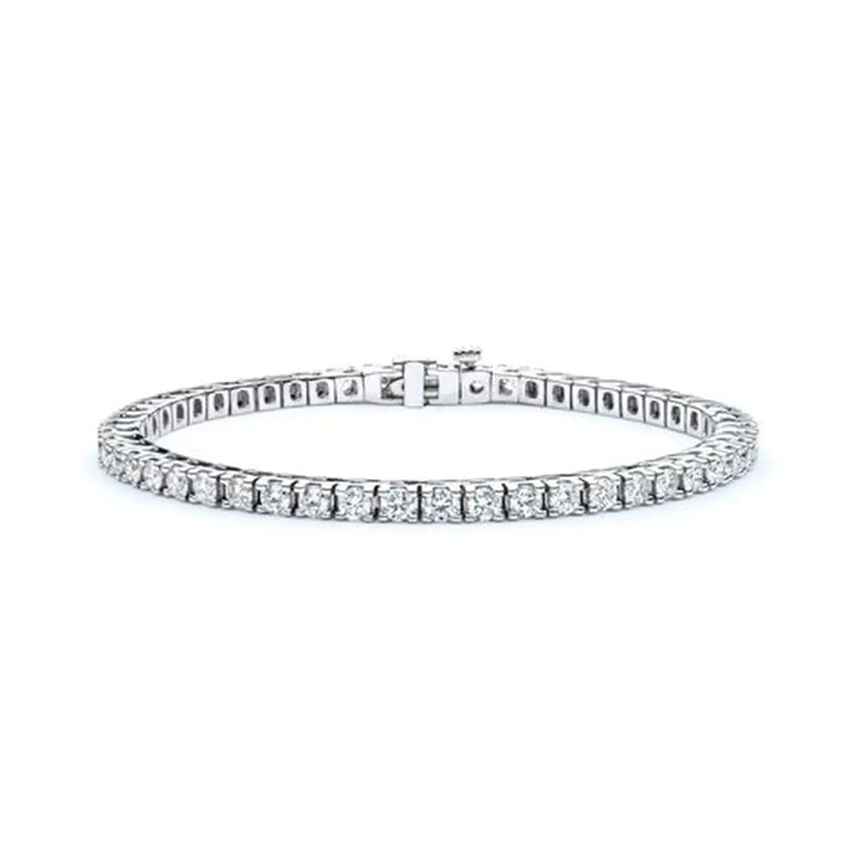 14K Gold Lab Grown Diamond Tennis Bracelet